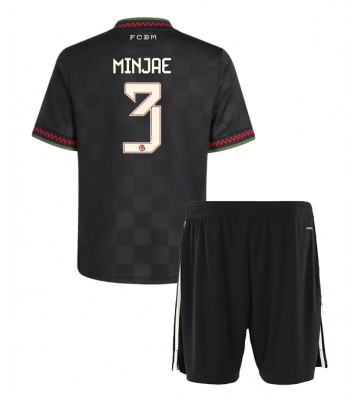Bayern Munich Kim Min-jae #3 Tredjetrøje Børn 2025-26 Kortærmet (+ Korte bukser)
